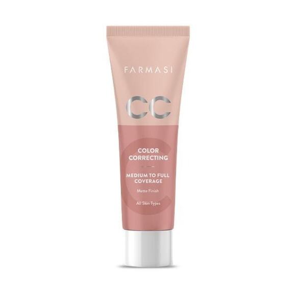 Farmasi CC Color Correcting Cream Full Coverage All Skin Tipes  1 Fl. Oz - Picture 1 of 8